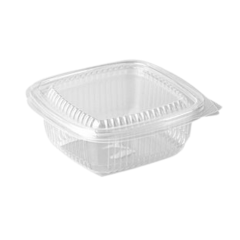 Saladebakken met vaste deksel