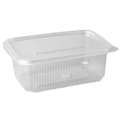 Saladebakken met vaste deksel